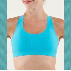 Lululemon Athletica Lululemon Bitty Bracer Spry Blue 34C